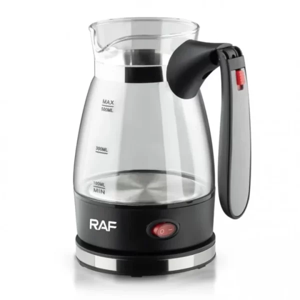 RAF Glass Coffee Pot Maker Heater 600W & 500ML - Image 3