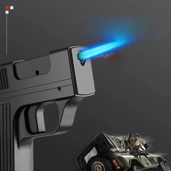 Pistol Lighter Torch Gas Gun Lighters Cigarette Case - Image 4