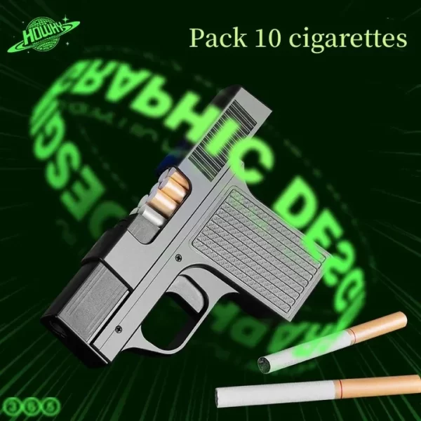 Pistol Lighter Torch Gas Gun Lighters Cigarette Case - Image 6