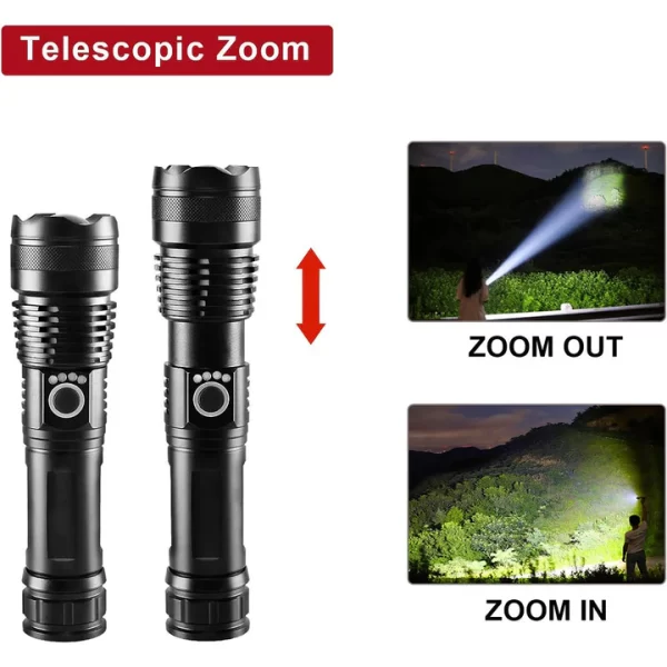 High Brightness Rechargable Flashlight - Image 2