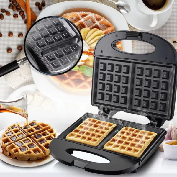 Raf Non-stick Electric Waffle Maker - Image 3