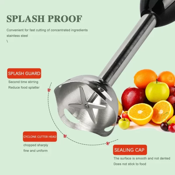 Raf Electric Hand Blender Crush Ice 800W - Image 5