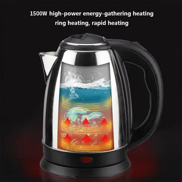 RAF Electric Kettle Water Warmer 2L Stainless Steel - Image 5