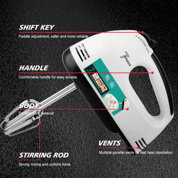 Raf Hand Mixer 260W - Image 3