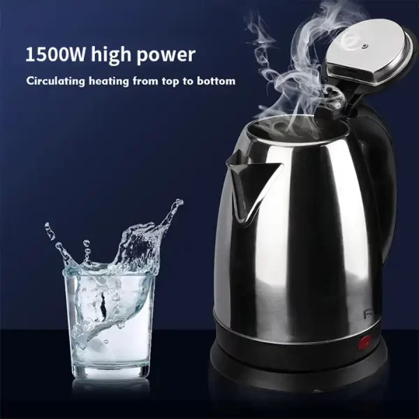 RAF Electric Kettle Water Warmer 2L Stainless Steel - Image 4