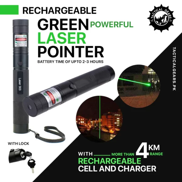 Rechargeable Powerful Green Laser Pointer JD303