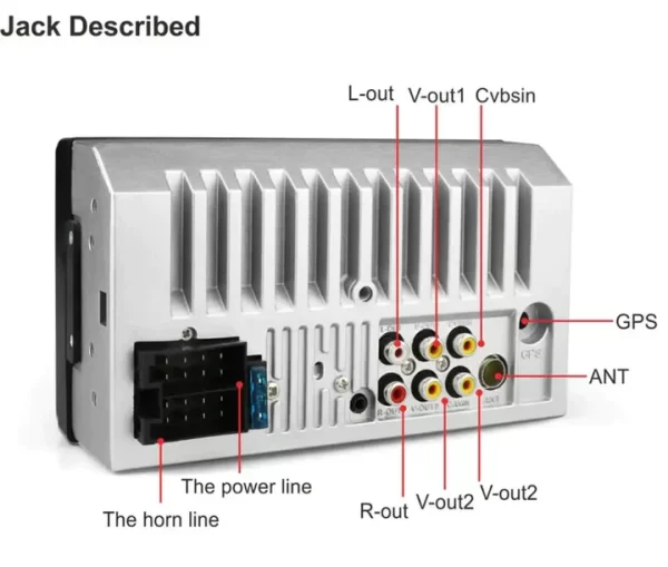 7 INCH DOUBLE HD CAR RADIO TOUCHSCREEN - Image 4