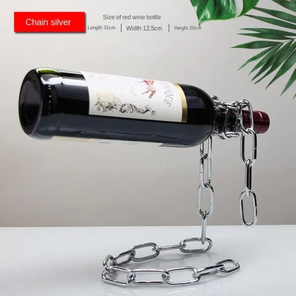 Wine Holder Metail Chain - White - Image 2