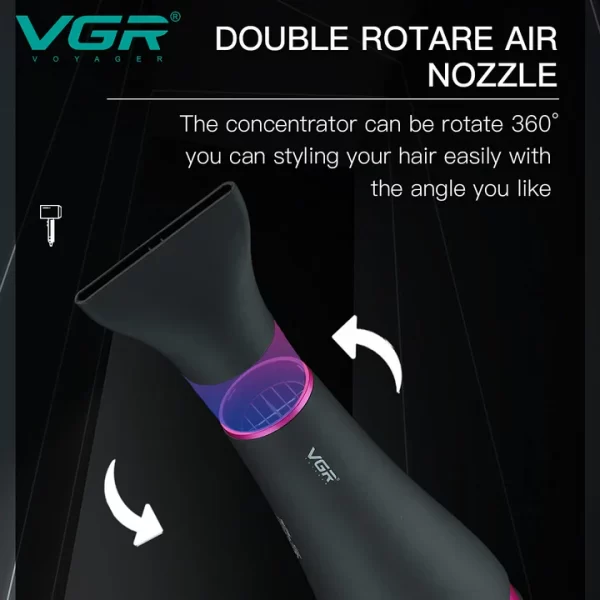 Vgr Professional Hair Dryer - Image 3