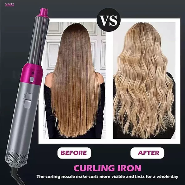 5 In 1 Hot Air Styler Hair Straightener - Image 3