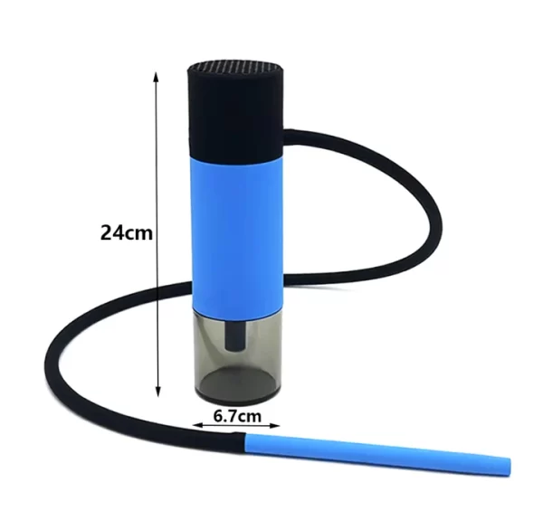 Portable Car Hookah Small Shisha (Black) - Image 2