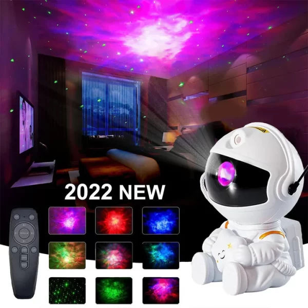 Nebula Astronaut LED Galaxy Starry Sky Projector Night Lamp