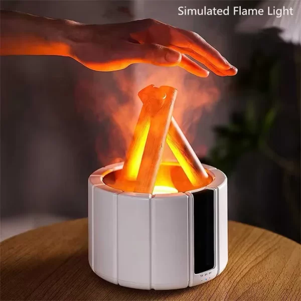 Air Humidifier Aroma Diffuser Ultrasonic Bonfire Flame Light - Image 3