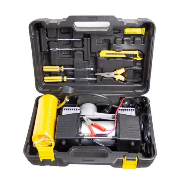 Portable Air Compressor Pump with Tire Repair Kit