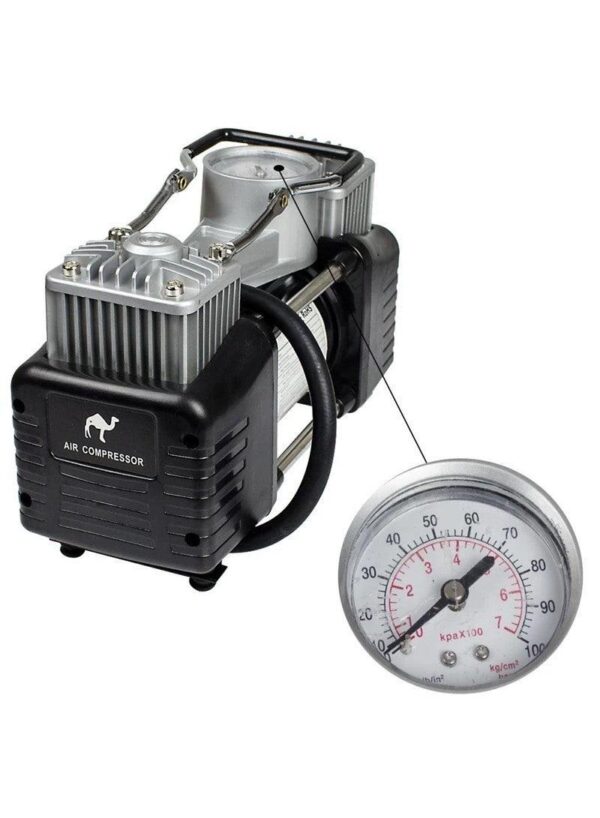 Portable Air Compressor Pump with Tire Repair Kit - Image 2