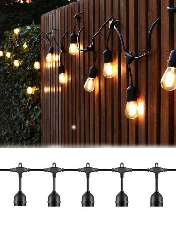 Outdoor String Lights with Bulbs - Image 4